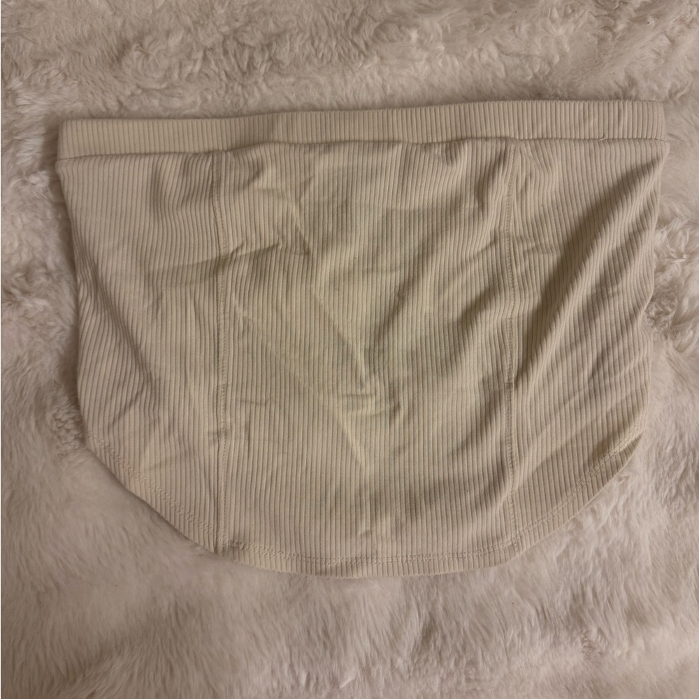 Forever 21 Beige Ribbed Top